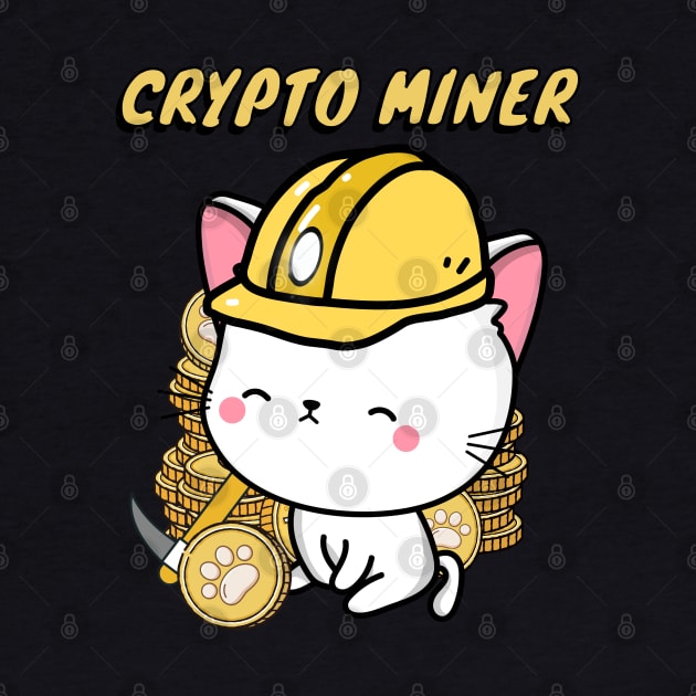 Funny angora cat is a Crypto Miner by Pet Station